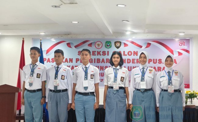 Kesbangpol Malut Tetapkan Enam Calon Paskibraka Terbaik ke Tingkat Nasional Kesbangpol Malut Tetapkan Enam Calon Paskibraka Terbaik ke Tingkat Nasional